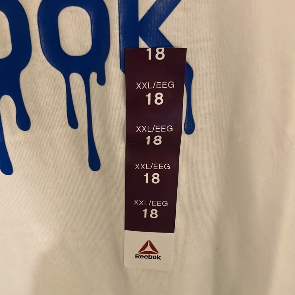 #57 - 2 Reebok Boys Tank Tops - Size XXL 18 - NWT - Picture 6 of 8